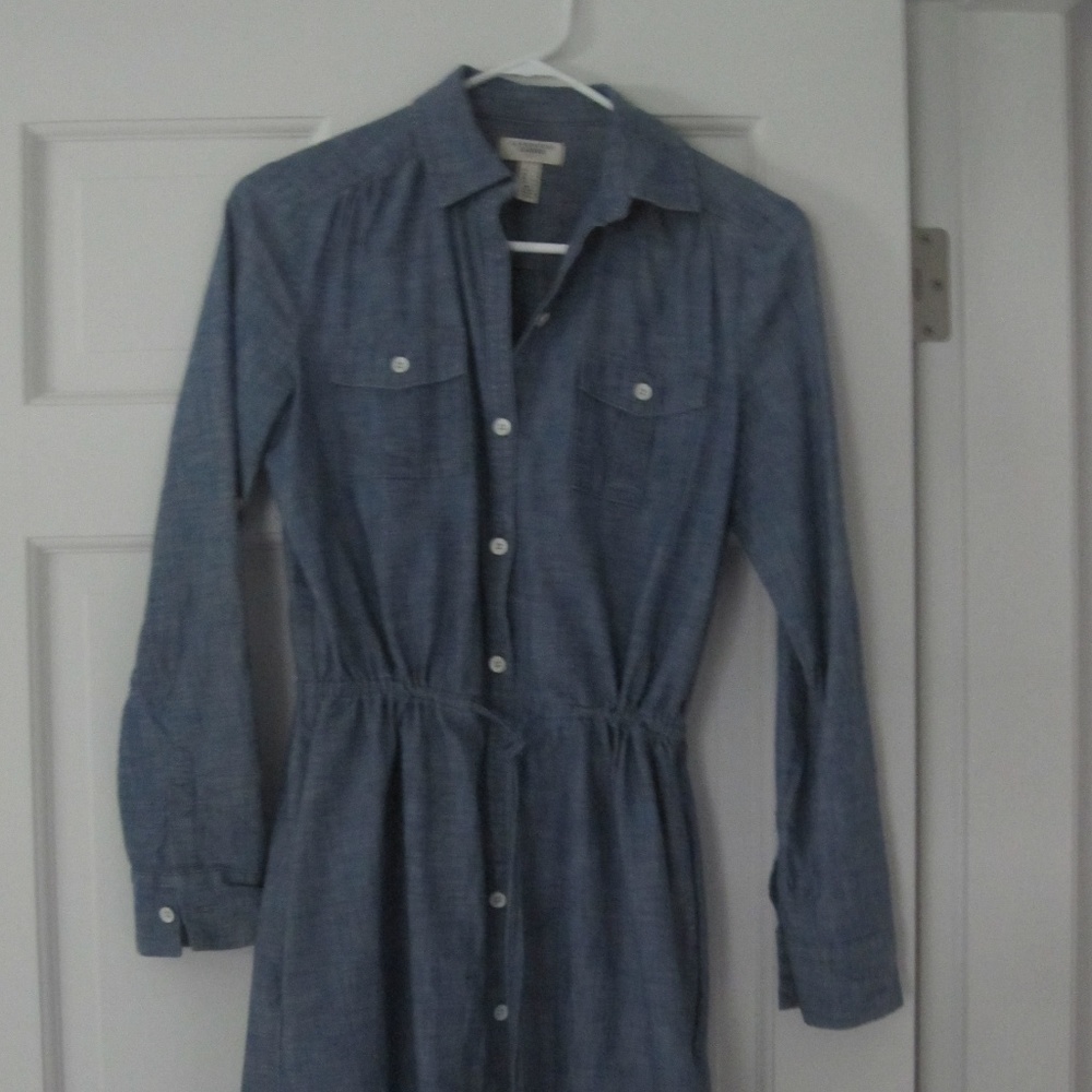 Like new Lands End Canvas Chambray Dress XS/0